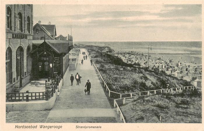 Wangerooge Wangeroog Nordseebad Strandpromenade