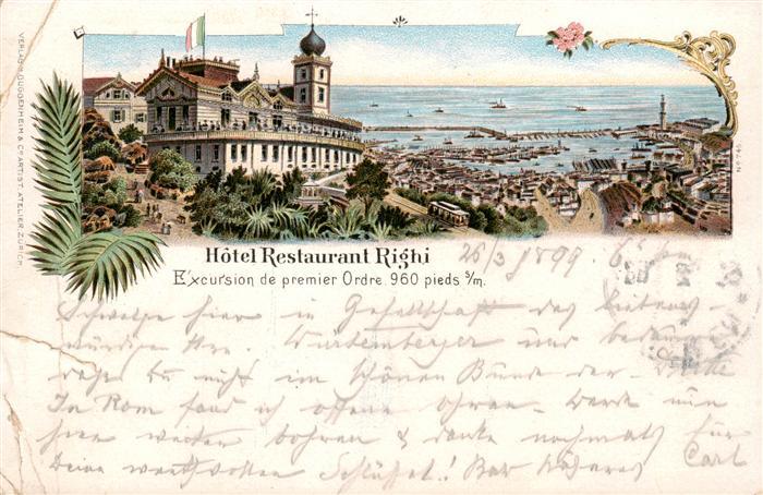 Genova Genua Liguria IT Hotel Restaurant Righi