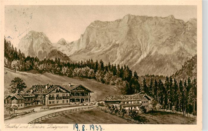 Ramsau  Berchtesgaden Gasthof und Pension Datzmann
