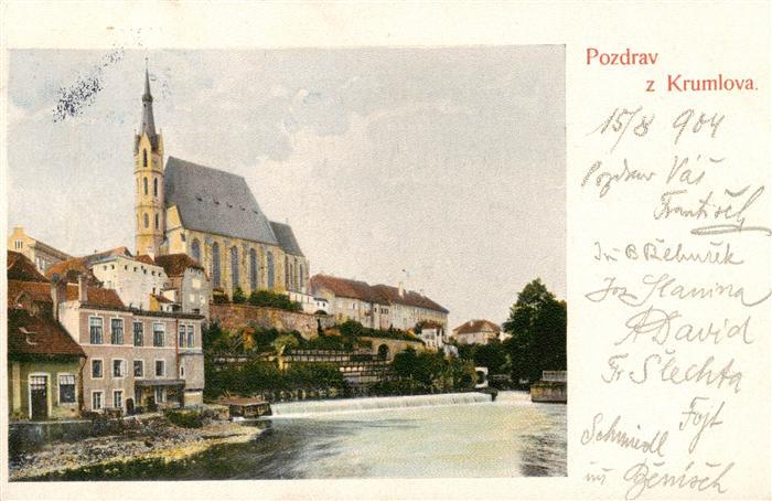 Krumlov Kirche Panorama