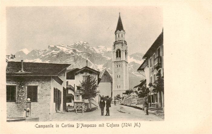 Cortina d Ampezzo IT Campile mit Tofana