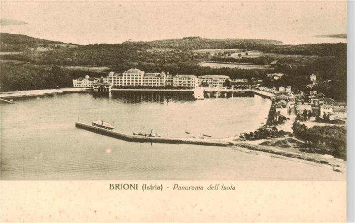 Brioni Brijuni Istria Croatia Panorama dell'Isola