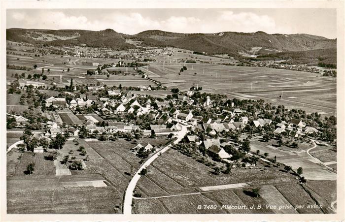 Miecourt JU Vue prise par avion