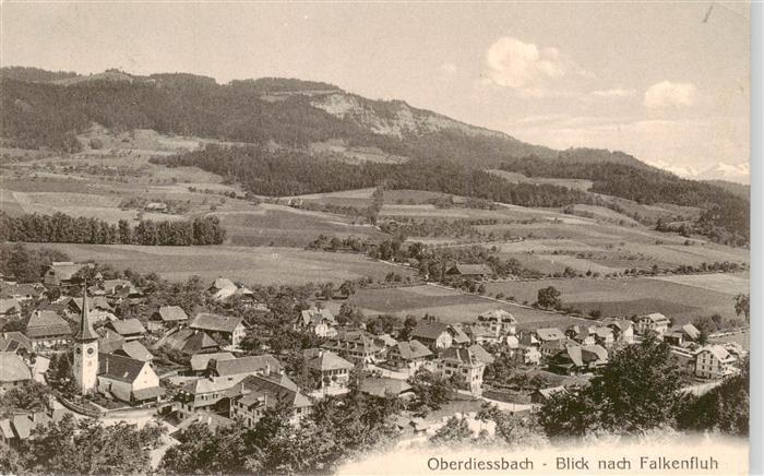 Oberdiessbach BE Panorama Blick nach Falkenfluh