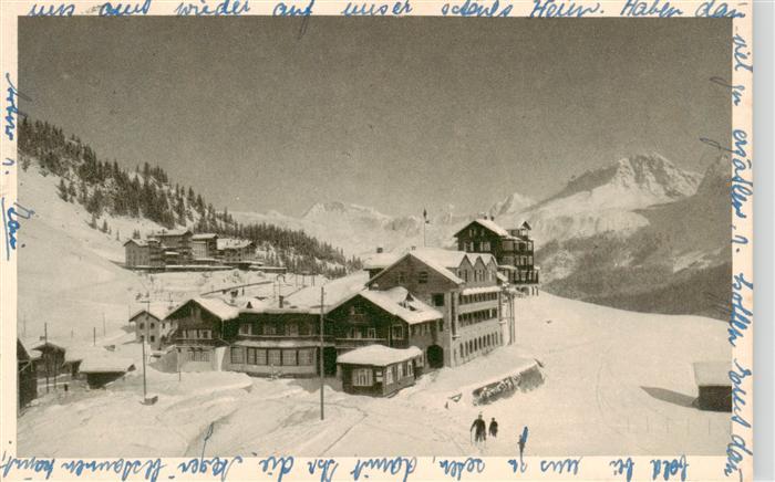 Inner-Arosa GR Hotel Kulm und Sanatorium Arosa Panorama Wintersportplatz Alpen