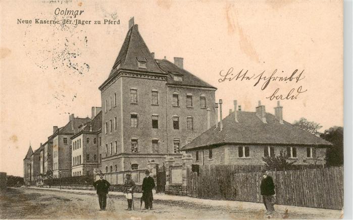 Colmar 68 Haut-Rhin Neue Kaserne der Jaeger zu Pferd