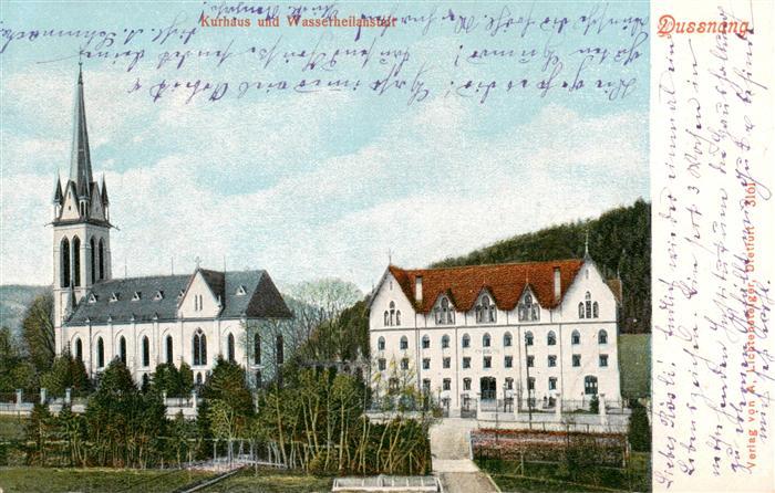 Dussnang TG Kurhaus und Wasserheilanstalt Kirche