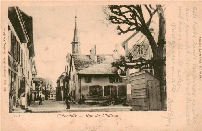 Colombier  NE Rue du Château