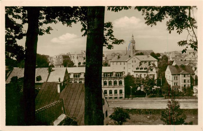 Vejprty Weipert CZ Blick zum Stadtzentrum