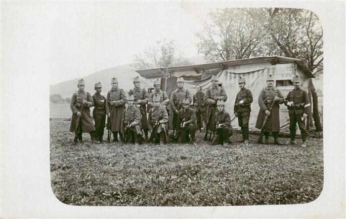 Rodersdorf SO Militaer Gruppenaufnahme