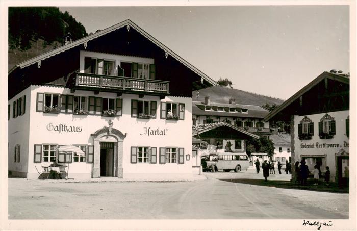 Wallgau Gasthaus Isartal mit Postbus