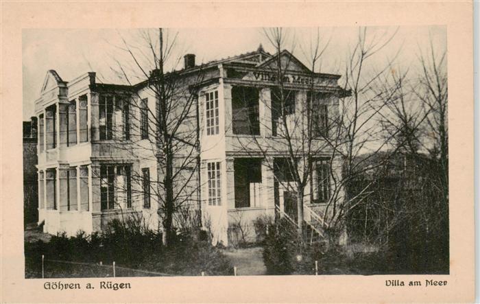 Goehren  Ostseebad Ruegen Villa am Meer