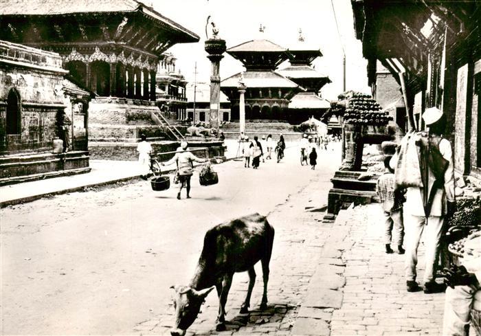 Kathmandu Nepal Un aspect du quartier des temples