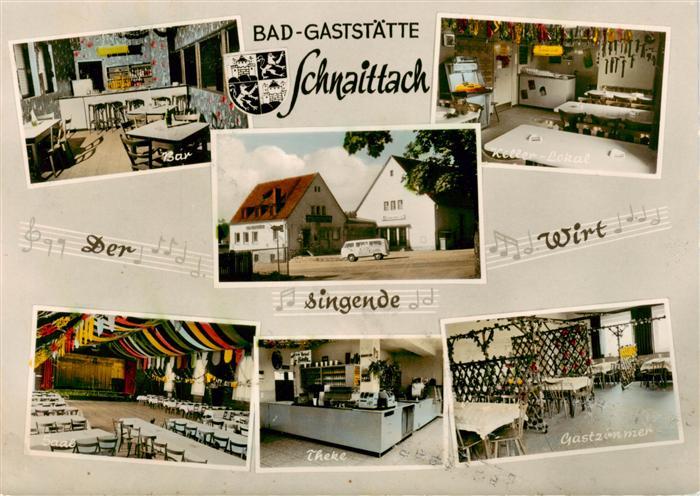 Schnaittach Bad Gaststaette Saalbau Bar Keller Lokal Saal Theke Gastzimmer