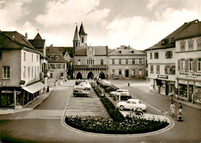 Sobernheim Bad Marktplatz mit Rathaus