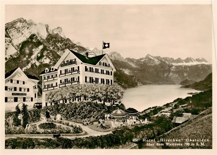 Obstalden Hotel Hirschen mit Walensee