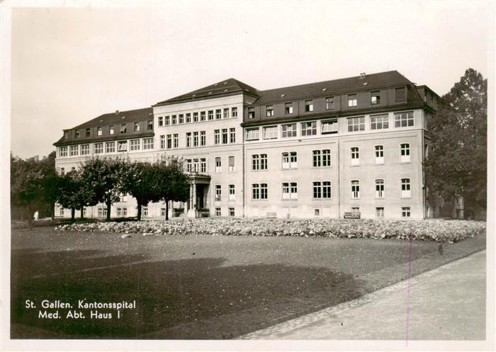 St Gallen SG Kantonsspital Feldpost