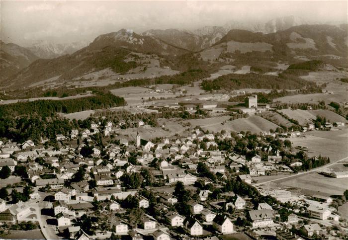 Sonthofen  Oberallgaeu Fliegeraufnahme