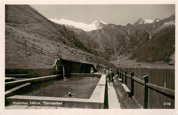 Hintertux Zillertal Thermalbad Freibad Alpen