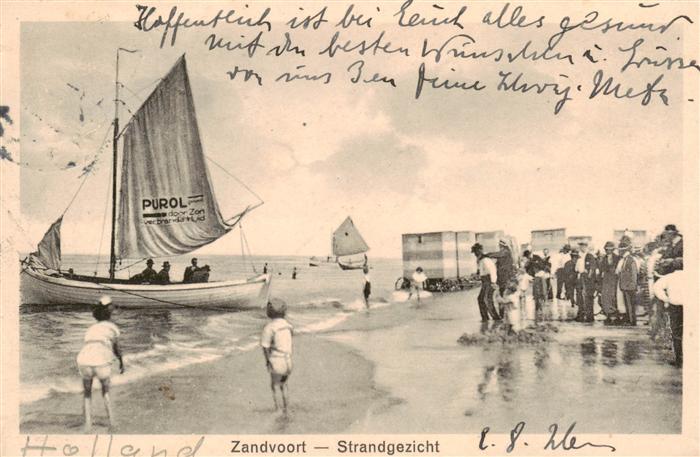 Zandvoort-aan-Zee Noord Holland NL Strandgezicht