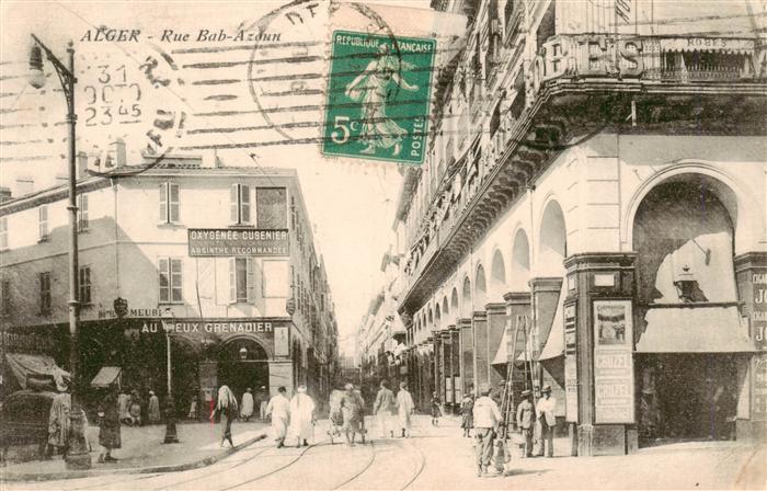 Alger Algier Algerie Rue Bab-Azaun