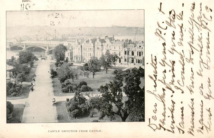 Brighton  East Sussex UK Castle Grounds from Castle
