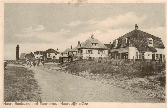 Noordwijk aan Zee Nordwijk NL Noord Boulevard met Vuurtoren