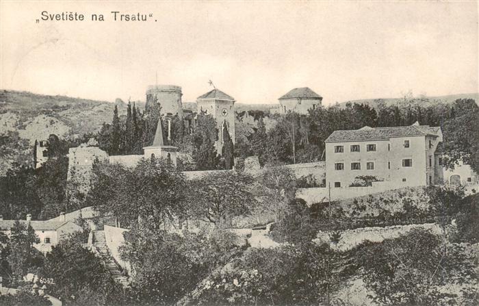 Svetiste na Trsatu Rijeka Fiume Susak Croatia Panorama