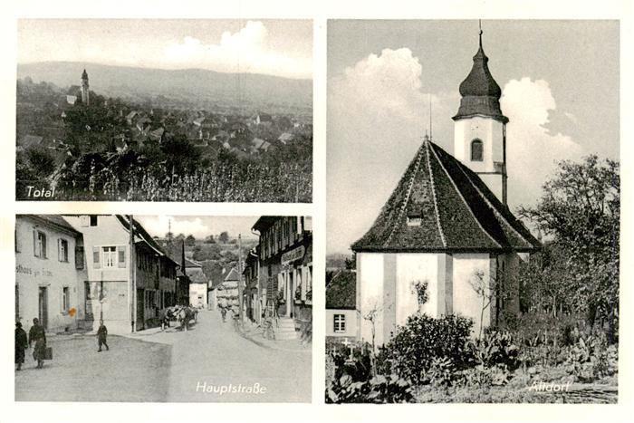 Altdorf Ettenheim BW Total Hauptstrasse Kirche
