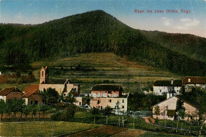 Raon-les-Leau 54 Meurthe-et-Moselle Ortsansicht mit Kirche