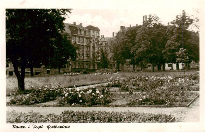 Plauen  Vogtland Goetheplatz