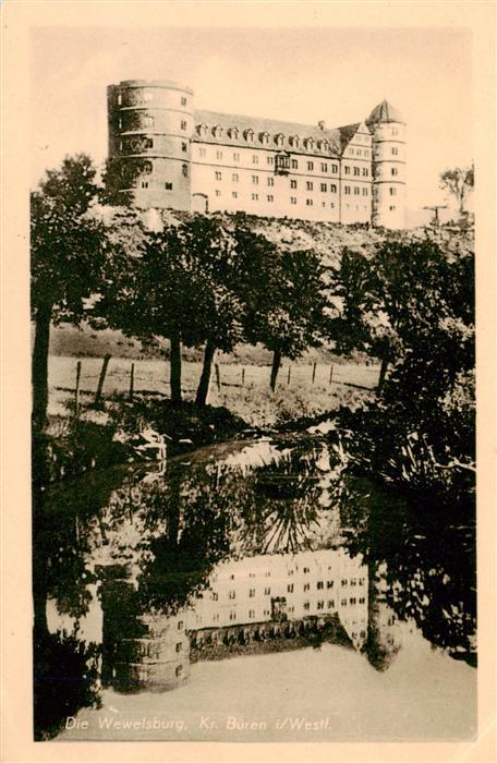 Weselsburg Bueren Blick zur Weselsburg