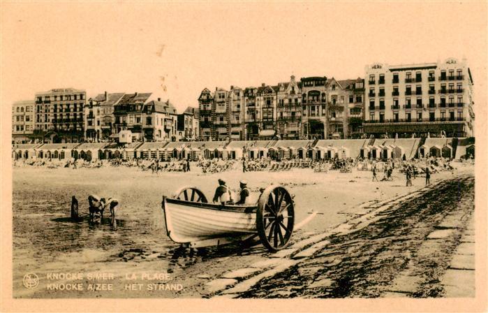 Knocke Knocke-sur-Mer Knokke-Heist Belgie La plage