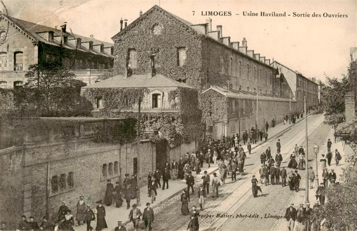 Limoges 87 Haute-Vienne Usine Haviland Sortie des Ouvriers