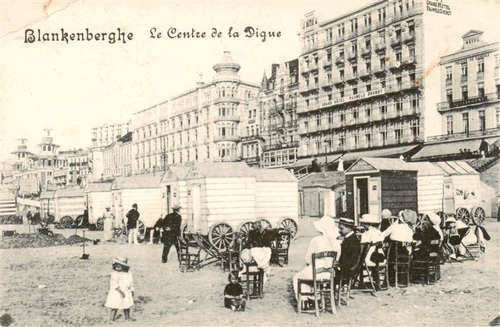 Blankenberghe Blankenberge Belgie Le Centre de la Digue