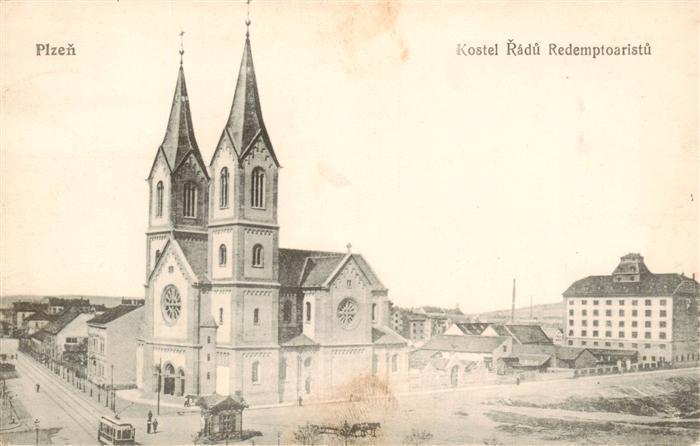 Plzen Pilsen CZ Kostel Radu Redemptoaristu