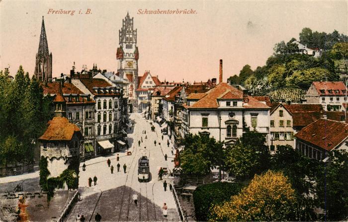 Freiburg Breisgau Schwabentorbruecke