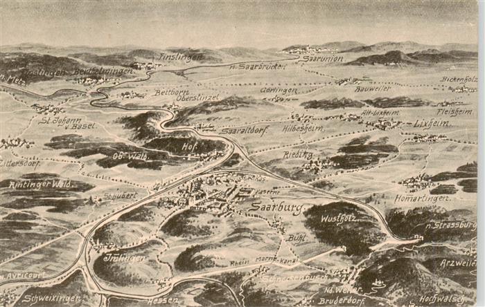 Saarburg Lothringen Sarrebourg 57 Moselle Das Schlachtfeld in Lothringen Kriegss