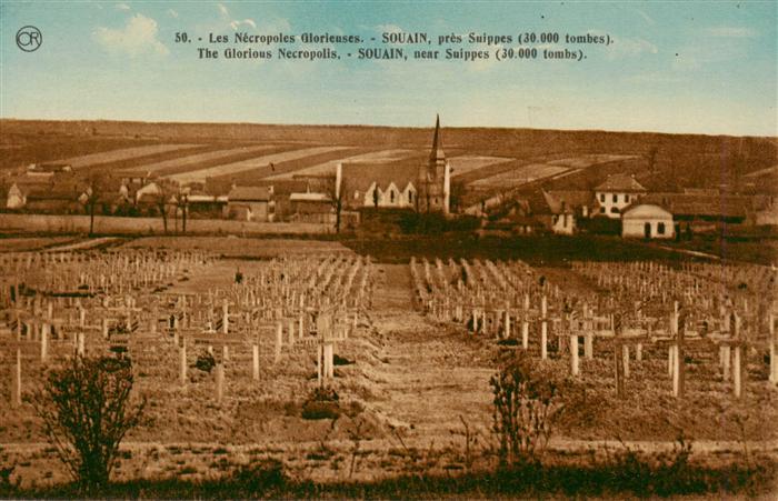 Souain-Perthes-les-Hurlus 51 Marne Les Nécropoles Glorieuses Soldatenfriedhof