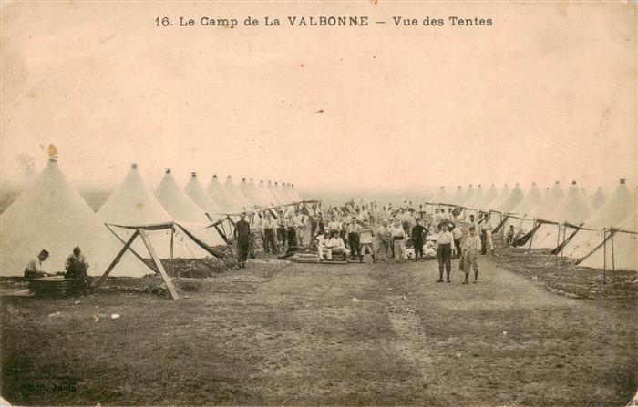 Valbonne La Camp Militaire 01 Ain Vue des Tentes