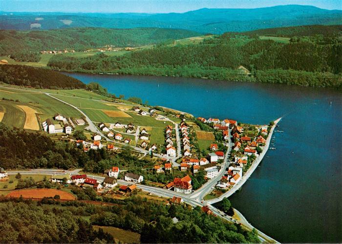 Herzhausen Edersee Fliegeraufnahme