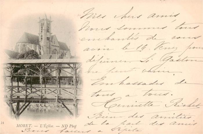 Moret-sur-Loing 77 Seine-et-Marne Eglise