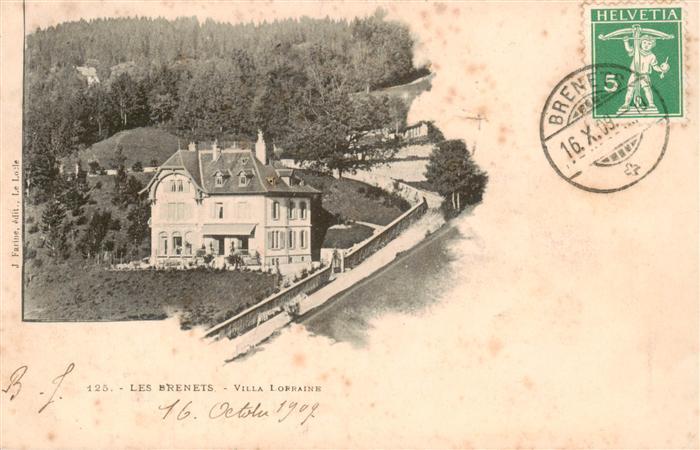 Les-Brenets NE Villa Lorraine