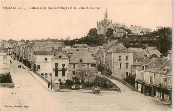 Segre 49 Maine-et-Loire Entrees de la Rue de Bretagne et de la Rue St Sauveur