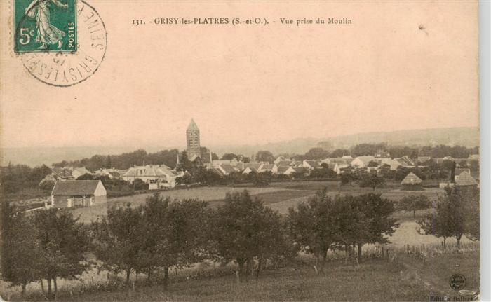 Grisy-les-Platres 95 Val-d Oise Vue prise du Moulin
