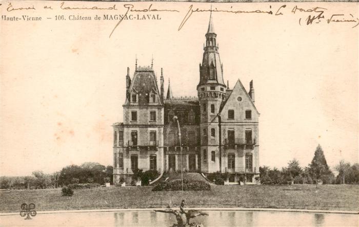 Magnac-Laval 87 Haute-Vienne Chateau de Magnac Laval