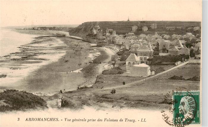 Arromanches-les-Bains 14 Calvados Vue generale prise des Falaises de Tracy