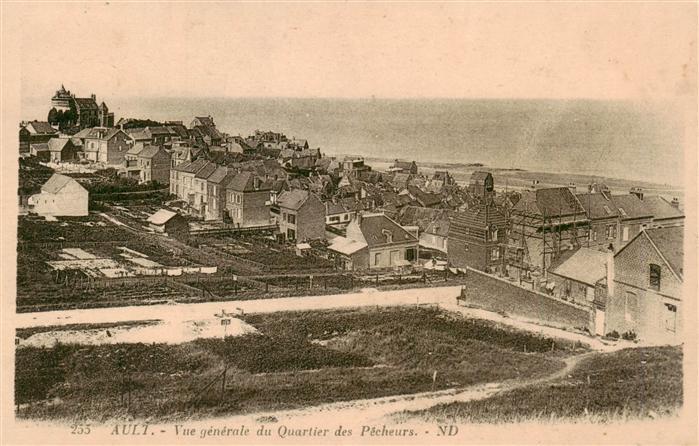 Ault 80 Somme Vue generale du Quartier des Pecheurs