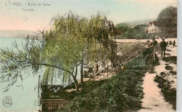 Triel-sur-Seine 78 Yvelines Bords de Seine Paysage