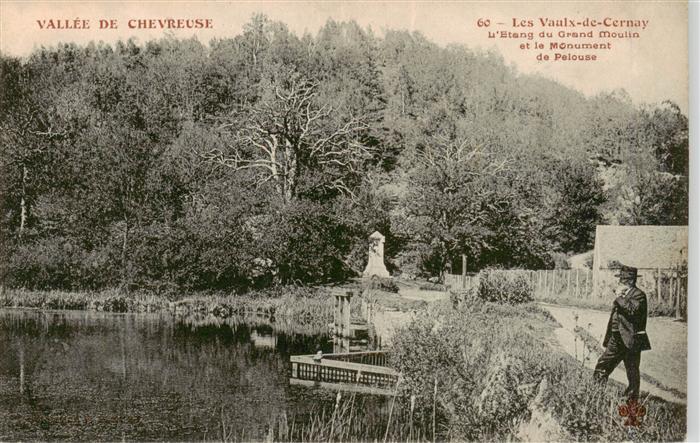 Les-Vaulx-de-Cernay Les-Vaux-de-Cernay 78 Yvelines Etang du Grand Moulin et le M